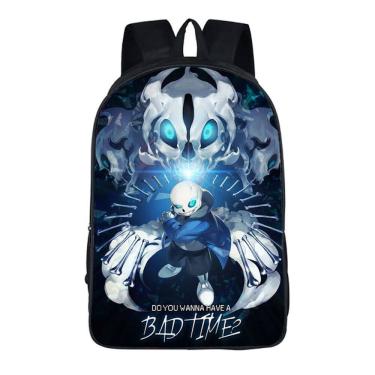Imagem de Mochila escolar Undertale Anime School Polyester 29x16x42cm