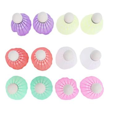 Imagem de Asixxsix 12 PCS Petecas de Badminton de Nylon, Bolas de Transporte de Estabilidade de Vôo Com Elasticidade Premium Com Grande Resistência, para Atividades Esportivas de Ginástica de (Multi cor)