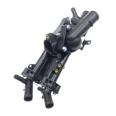 Imagem de Controle de temperatura do refrigerante do termostato para Hyundai Sonata 2011-2014 para Santa Fe Sport 2013-2014 para Kia Optima 2011-2013 para Sportage 2011-2013 2.0L L4 substitui 25600-2G545 25600