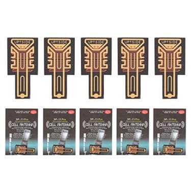 Imagem de TARSHYRY Pacote Com 5 Adesivos de Reforço de Sinal de Celular, Patches de Aprimoramento de Sinal de Walkie Talkie para Celular para Acampamento Ao Ar Livre, Elevadores, Túneis, áreas