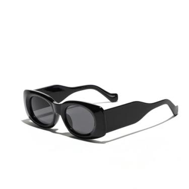 Imagem de JRLLFD Óculos de sol femininos da moda, retangulares, masculinos, anti-uv (2)