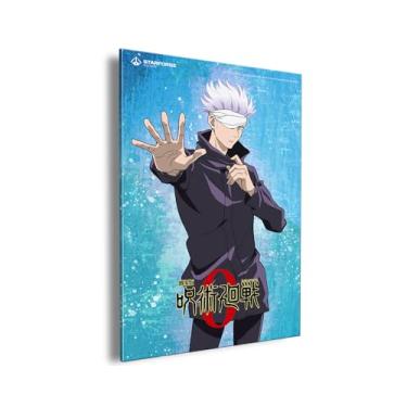Imagem de STARFORGE - Satoru Gojo - Jujutsu Kaisen 0 Arte de parede acrílica impressa UV - 40,6 cm x 61 cm
