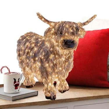 Imagem de Decorativa | Altura 28Cm Resina Exibição 3D | Decoração De Jardim,Decoração Externa Para Quintal Relvado Casa De Campo Fazenda Jardim Natal Para Exposição De