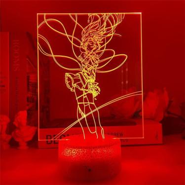 Imagem de Luz noturna USB Madoka Magica Homura Akemi para quarto