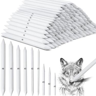 Imagem de Fulmoon Conjunto de 432 peças para misturar tocos e tortilhões de arte misturadores de papel para desenho sombreado suprimentos de desenho ferramentas de pintura de esboço a lápis para estudantes