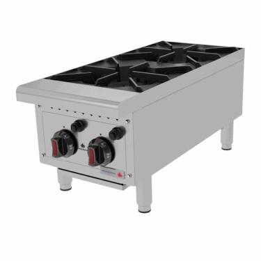 Imagem de Fogão Profissional Progás Pro-2000 A Gás 2 Bocas Para Bancada Aço Inox P44607