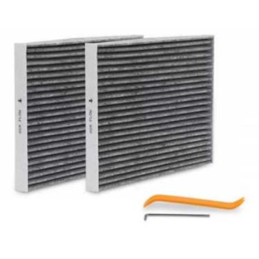 Imagem de LumiPure 2 peças CF12157 Filtro de ar de cabine com carvão ativado compatível com modelos Lexus, Mazda e Toyota - Avalon, Camry, Corolla, Highlander, Prius, RAV4, Sienna, Venza, RX350, RX450h, ES300h