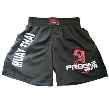Imagem de Short Calção Uniforme Treino Muay Thai Masculino - P - Preto