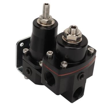 Imagem de AMONIDA Regulador de Pressão de Combustível de Metal de Estágio Duplo, Conversão Sem Complicações de Alto Desempenho para Caminhão Automotivo EFI para Conversão de Carburador