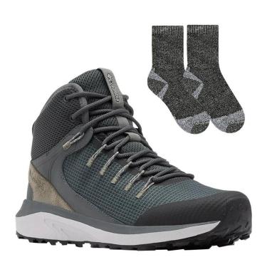 Imagem de Kit Bota Impermeável Columbia Trailstorm Masculin-Masculino