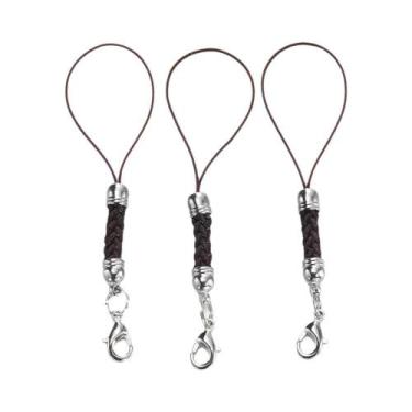 Imagem de Corda Para Chaveiro DIY Com Fecho Lagosta, Argolas De Ligação, Cordão 