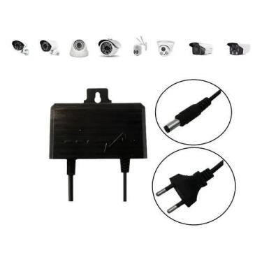 Imagem de Fonte De Alimentação Para Câmera IP Externa Bivolt 12V 2A - Aitek