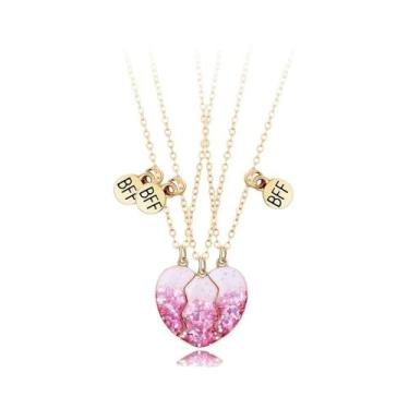 Imagem de Colar Com Pingente Magnético De Lantejoulas Coloridas Para Melhores Am