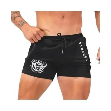 Imagem de Shorts Masculinos Para Academia, Corrida E Treino De Verão, Calças De 