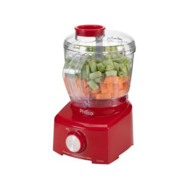 Imagem de Mini Processador de Alimentos Philco Vermelho - PH900V 3 em 1 250W