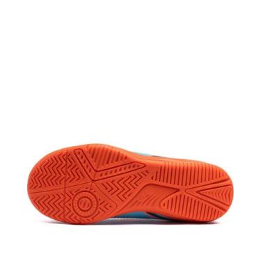 Imagem de Chuteira Futsal Infantil Dray Foorcy Azul/laranja, Azul, Laranja, 31