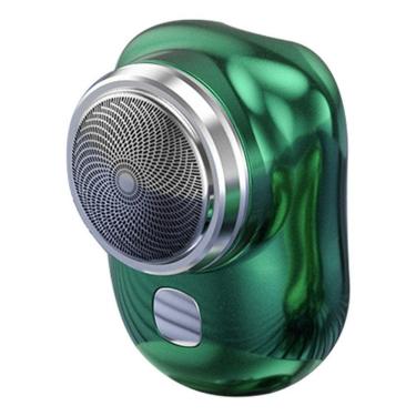 Imagem de Mini Barbeador Elétrico Portátil Prova Da Água Tipo-c Aparador Promoção Portátil Homen-barbear Pocket Verde