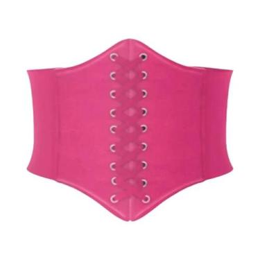 Imagem de Cinto Elástico Largo Dourado Para Mulheres, Cinto De Luxo De Designer 