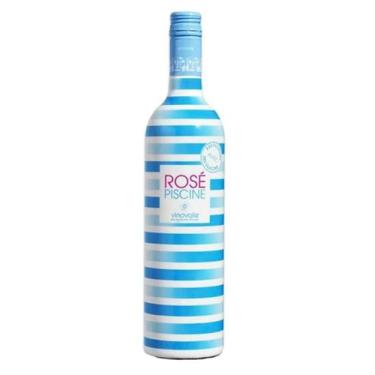 Imagem de Vinho francés rose piscine stripes 750 ml - Rosé Piscine, Meio Seco, R