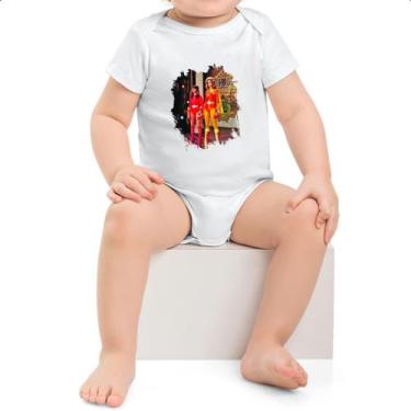 Imagem de Body infantil Nostalgia Mulher Eletrica e Garota Dinamo - Alearts, G