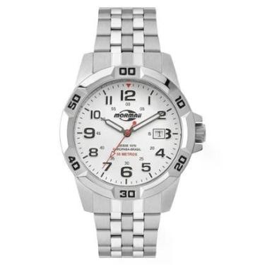 Imagem de Relógio Mormaii Masculino Steel Basic Prata - MO2317AD/1B-Masculino