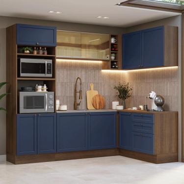 Imagem de Armário de Cozinha Completa de Canto 399 cm Vik Madesa 02