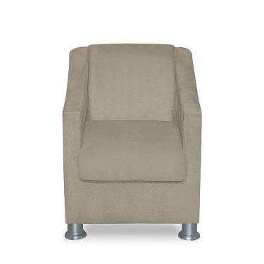 Imagem de Poltrona Infantil Tilla Suede Bege Sonho Das Poltronas