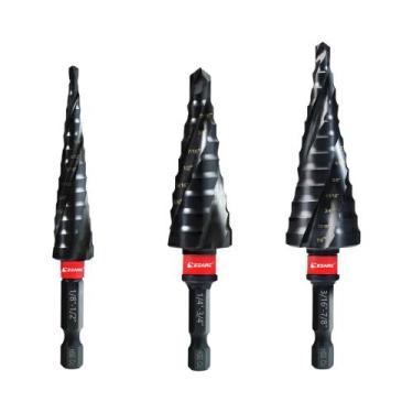 Imagem de Conjunto De Brocas Escalonadas De Cobalto M35 Com Haste Hexagonal De 1