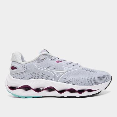 Imagem de Tênis Mizuno Wave Legend 5 Feminino, Cinza, 38