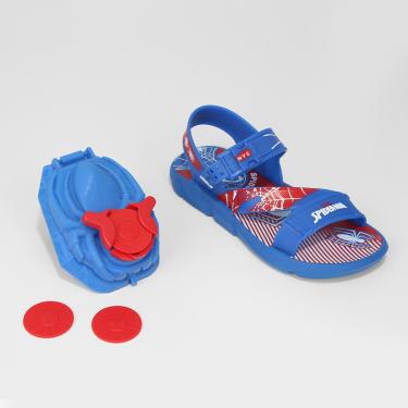 Imagem de Sandália Infantil Grendene Kids Homem-Aranha com Lançador Menino-Masculino