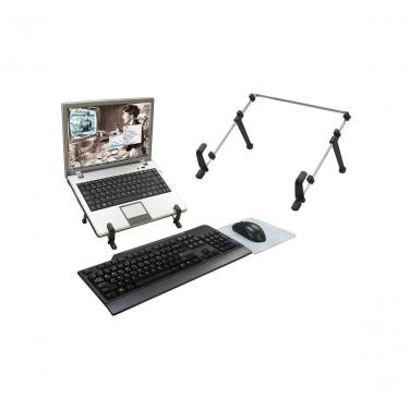 Imagem de Suporte para Notebook NT-MULT Regulável Formato Torre Compatível Até 17 Polegadas Preto...