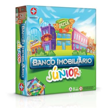 Imagem de Jogo De Tabuleiro - Banco Imobiliário - Júnior - Estrela Jogo Banco Imobiliário - Júnior - Estrela