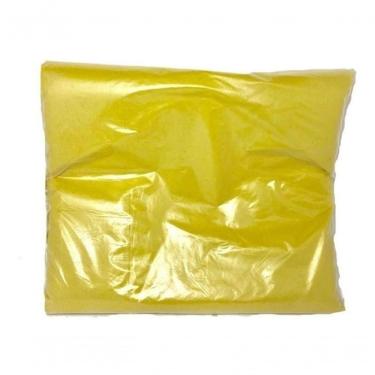 Imagem de Saco para Lixo Saco de Lixo 80 Litros Amarelo Comum para Descarte de Resíduos em Poliet...