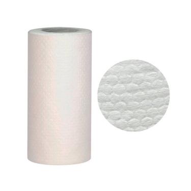 Imagem de Rolo de Pano Multiuso Ultra Absorvente 25cmx30cm 50 Folhas Branco em Viscose e Poliéste...