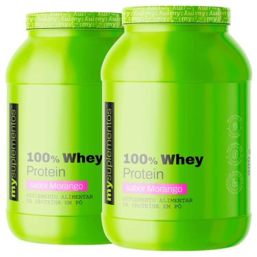 Imagem de Kit 2x 100 Whey Protein 900g – My Suplementos-Unissex