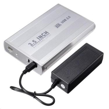 Imagem de Case Para Hd 3,5 De Pc Computador Hd Externo Sata Usb - EXBOM