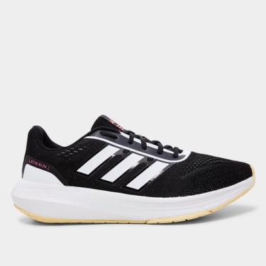 Imagem de Tênis Adidas Latin Run 2 Feminino, Preto, Branco, 34