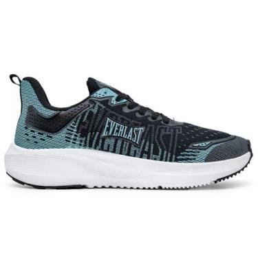 Imagem de Tênis Everlast Sprint Unissex  Preto Verde Tamanho:35Cor:Preto, 35, Pr