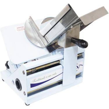 Imagem de Fatiador Cortador Frios Elétrico Lâmina Inox 170mm Ajuste Espessura Arbel 178 MC 3.0 Branco