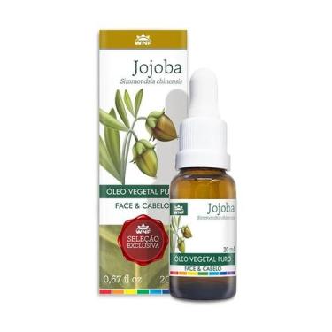 Imagem de Oleo Vegetal De Jojoba WNF 20ml 100 Natural Puro Para Pele Ou Cabelos 