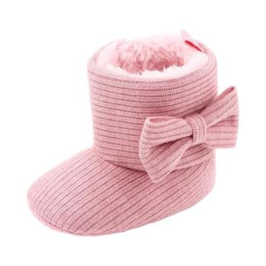 Imagem de Botas De Inverno Para Bebês Meninas: Primeiros Passos Com Sola De Algo