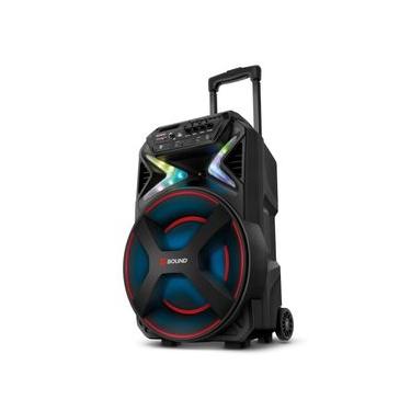 Imagem de Caixa de Som Amplificada Mondial XSound CM-500-N 500W RMS Bluetooth RGB Bateria Bivolt
