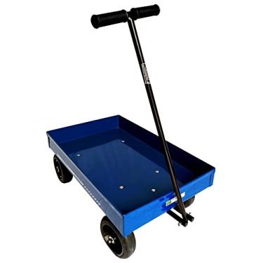Imagem de Carrinho Caçamba De Puxar Infantil Vagão Americano AL40 Azul Altmayer