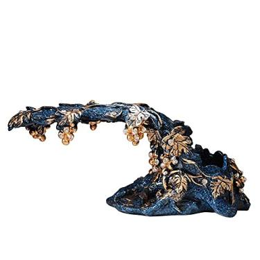 Imagem de Pkfinrd Estantes de vinhos para armário de vinho, decoração de casa, sala de estar, decoração de vinho tinto, presentes abstratos para casamento