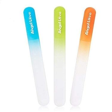 Imagem de Lixa de unha para bebê, pacote com 3, vidro de placa de esmeril, cristal, conjunto para recém-nascidos, bebês, bebês e crianças pequenas, novas mães e chá de bebê, ZJC2