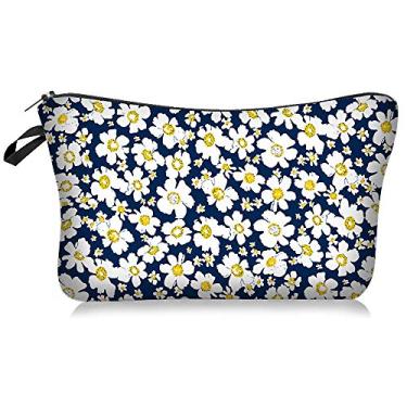 Imagem de Bolsa de maquiagem feminina para viagem impermeável necessaire adorável bolsa de cosméticos organizador de acessórios (estilo C)