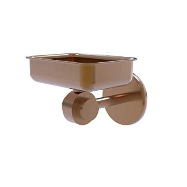 Imagem de Allied Brass 7232 Satellite Orbit Two Collection Saboneteira montada na parede, bronze escovado