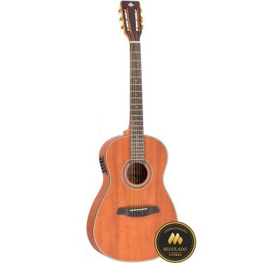 Imagem de Violão STRINBERG Aço Elétrico New York Parlor SY25 MGS Mahogany