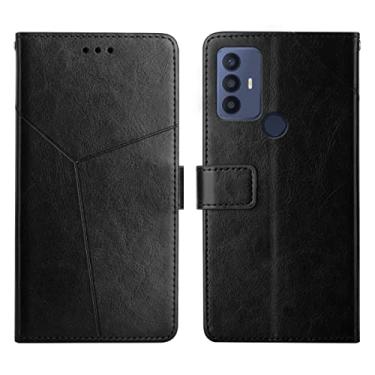 Imagem de For TCL 30 SE Y Stitching Horizontal Flip Leather Phone Case