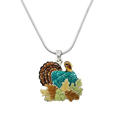 Imagem de Falari Colar com pingente de animal strass cristal r dio altamente polido, Cristal